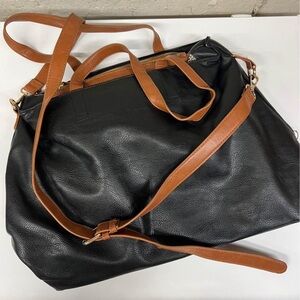 Black Crossbody Tote